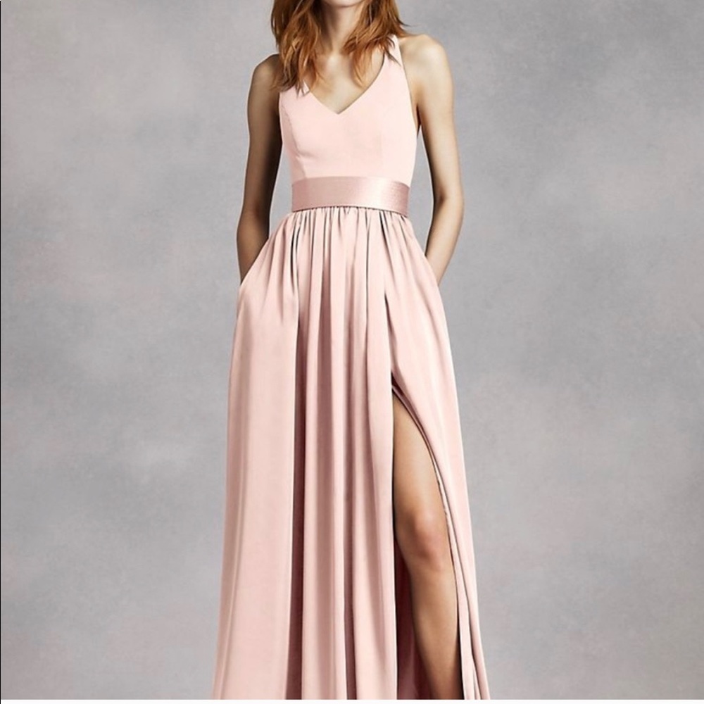 Vera Wang Blush Bridesmaid Dress